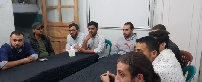 زيارة أ. عبد المجيد لمكتب رابطة الشباب السوري الثائر